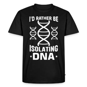 Test ADN génétique Crispr Microbiology - T-shirt Premium bio Homme - noir - Devant - Nico (187cm)