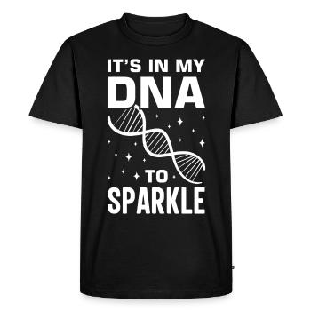 Test ADN génétique Crispr Microbiology - T-shirt Premium bio Homme - noir - Devant - Nico (187cm)