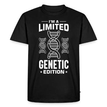 Test ADN génétique Crispr Microbiology - T-shirt Premium bio Homme - noir - Devant - Nico (187cm)