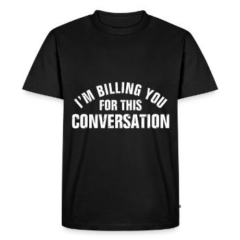 Sarcasm Sarcastic - Men's Premium Organic T-Shirt - black - Front - Nico (187cm)
