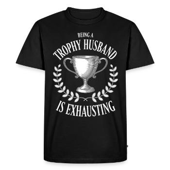 Mari - T-shirt Premium bio Homme - noir - Devant - Nico (187cm)
