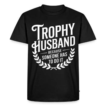 Mari - T-shirt Premium bio Homme - noir - Devant - Nico (187cm)