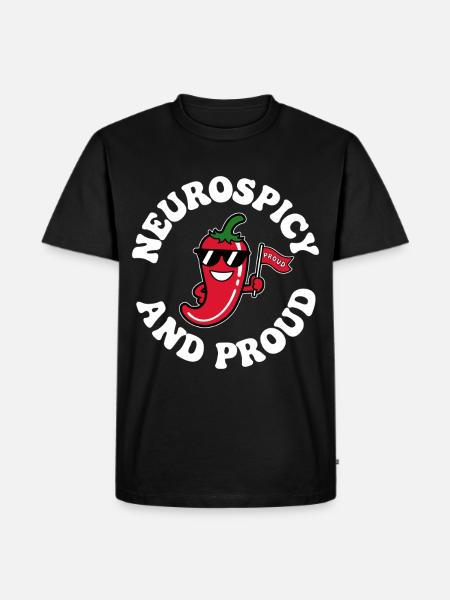 Neurospicy - Men's Premium Organic T-Shirt - black