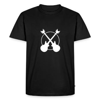 Guitare - guitare - T-shirt Premium bio Homme - noir - Devant - Nico (187cm)
