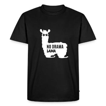 Lama - Lama / NO DRAMA LAMA - T-shirt Premium bio Homme - noir - Devant - Nico (187cm)