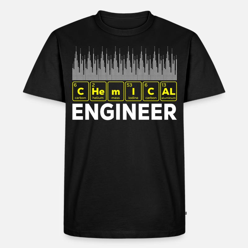 Chemical Engineer - Männer Premium Bio T-Shirt - Schwarz