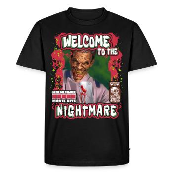 Film d’horreur, Film d’horreur, Film de cauchemar - T-shirt Premium bio Homme - noir - Devant - Nico (187cm)
