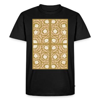 Art Nouveau, Arts & Crafts, Esthétique, Vintage-1900 - T-shirt Premium bio Homme - noir - Devant - Nico (187cm)