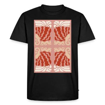 Art Nouveau, Arts & Crafts, Esthétique, Vintage-1900 - T-shirt Premium bio Homme - noir - Devant - Nico (187cm)