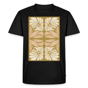Art Nouveau, Arts & Crafts, Esthétique, Vintage-1900 - T-shirt Premium bio Homme - noir - Devant - Nico (187cm)