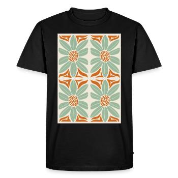 Art Nouveau, Arts & Crafts, Esthétique, Vintage-1900 - T-shirt Premium bio Homme - noir - Devant - Nico (187cm)
