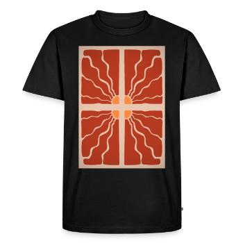 Art Nouveau, Arts & Crafts, Esthétique, Vintage-1900 - T-shirt Premium bio Homme - noir - Devant - Nico (187cm)