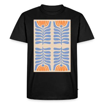 Art Nouveau, Arts & Crafts, Esthétique, Vintage-1900 - T-shirt Premium bio Homme - noir - Devant - Nico (187cm)
