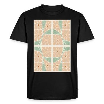 Art Nouveau, Arts & Crafts, Esthétique, Vintage-1900 - T-shirt Premium bio Homme - noir - Devant - Nico (187cm)
