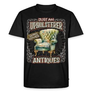Profession Polsterer Möbelpolsterer Antiquitäten Spruch - T-shirt Premium bio Homme - noir - Devant - Nico (187cm)