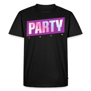 Équipe de fête - T-shirt Premium bio Homme - noir - Devant - Nico (187cm)