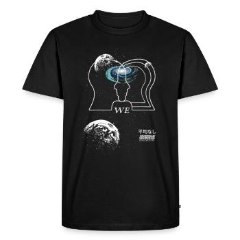 Partenaire de relation japon rétro vaporwave e-girl - T-shirt Premium bio Homme - noir - Devant - Nico (187cm)