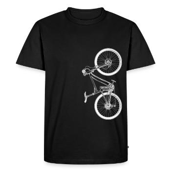 bicycle - Men's Premium Organic T-Shirt - black - Front - Nico (187cm)