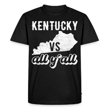 Kentucky tout y tous cadeaux - T-shirt Premium bio Homme - noir - Devant - Nico (187cm)