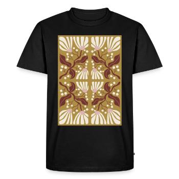 Art Nouveau, Arts & Crafts, Esthétique, Vintage-1900 - T-shirt Premium bio Homme - noir - Devant - Nico (187cm)
