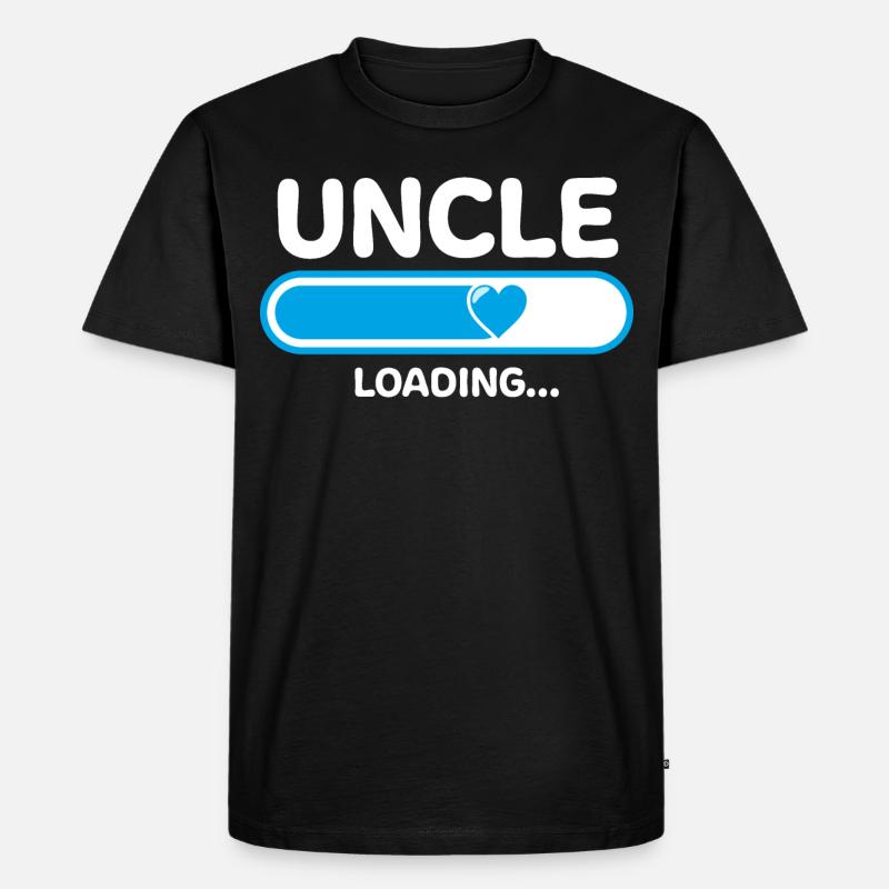 Onkel 2022 Geschenkideen - Männer Premium Bio T-Shirt - Schwarz