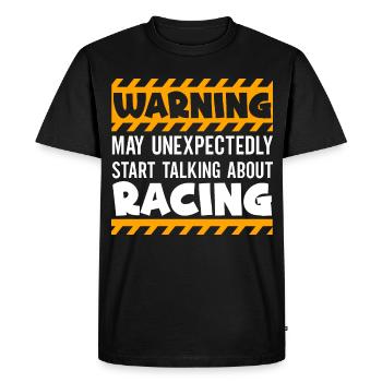 Racetrack Race Car Racing Autosport - T-shirt Premium bio Homme - noir - Devant - Nico (187cm)
