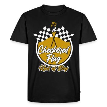 Racetrack Race Car Racing Autosport - T-shirt Premium bio Homme - noir - Devant - Nico (187cm)