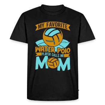 Joueur de water-polo entraîneur de l’équipe de water-polo - T-shirt Premium bio Homme - noir - Devant - Nico (187cm)