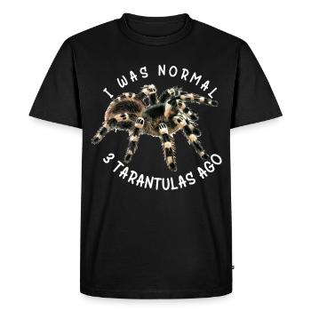 Tarentule Araignées Pet Tarentules Collectionneur - T-shirt Premium bio Homme - noir - Devant - Nico (187cm)