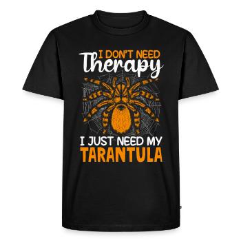 Tarentule Araignées Pet Tarentules Collectionneur - T-shirt Premium bio Homme - noir - Devant - Nico (187cm)