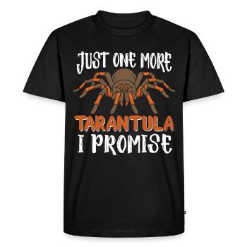 Tarentule Araignées Pet Tarentules Collectionneur - T-shirt Premium bio Homme - noir - Devant - Nico (187cm)