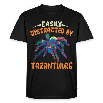 Tarentule Araignées Pet Tarentules Collectionneur - T-shirt Premium bio Homme - noir - Devant - Nico (187cm)