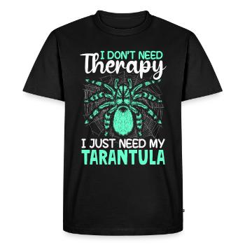 Tarentule Araignées Pet Tarentules Collectionneur - T-shirt Premium bio Homme - noir - Devant - Nico (187cm)