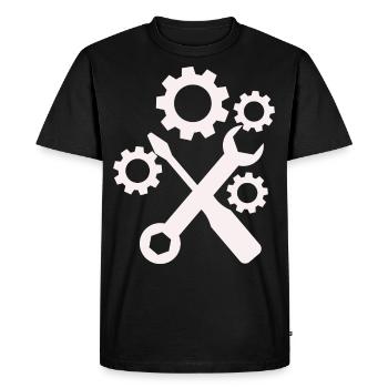 Outil - Tournevis Tournevis Amateur - T-shirt Premium bio Homme - noir - Devant - Nico (187cm)