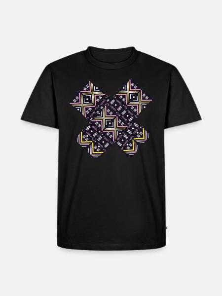 FARBE WACHS - Männer Premium Bio T-Shirt - Schwarz