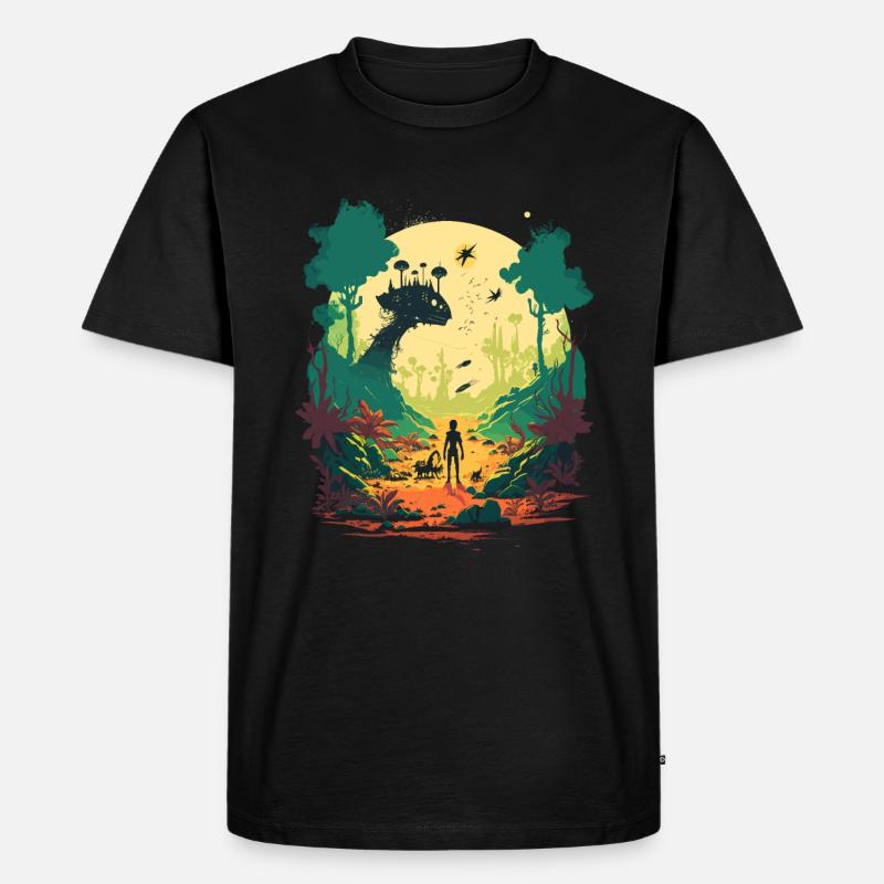 Greys - Männer Premium Bio T-Shirt - Schwarz