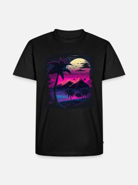 Sunrise - Men's Premium Organic T-Shirt - black
