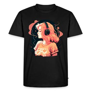Gift - Men's Premium Organic T-Shirt - black - Front - Nico (187cm)
