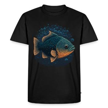 Ventilateur d’aquarium - T-shirt Premium bio Homme - noir - Devant - Nico (187cm)