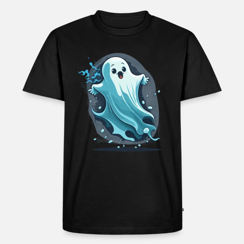 Verängstigter Geist - Männer Premium Bio T-Shirt - Schwarz