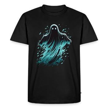 Fantôme sombre - T-shirt Premium bio Homme - noir - Devant - Nico (187cm)