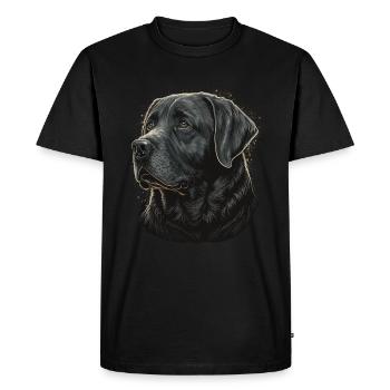 Veretan Labrador Retriever - T-shirt Premium bio Homme - noir - Devant - Nico (187cm)