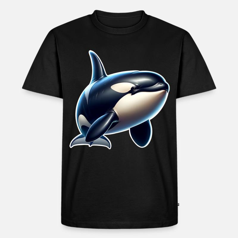 Orca Schwertwal - Männer Premium Bio T-Shirt - Schwarz