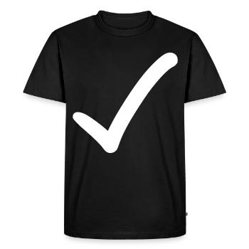 Hook Emoji Sketch Dessin - T-shirt Premium bio Homme - noir - Devant - Nico (187cm)
