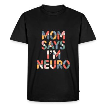 Neuroplongeurs - T-shirt Premium bio Homme - noir - Devant - Nico (187cm)