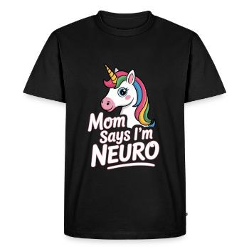 Neuroplongeurs - T-shirt Premium bio Homme - noir - Devant - Nico (187cm)