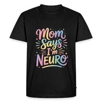 Neuroplongeurs - T-shirt Premium bio Homme - noir - Devant - Nico (187cm)