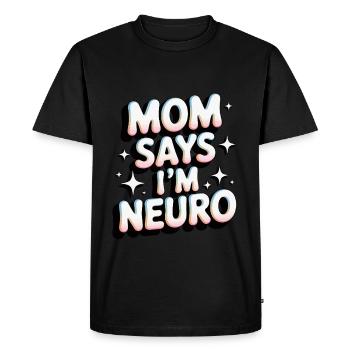 Neuroplongeurs - T-shirt Premium bio Homme - noir - Devant - Nico (187cm)