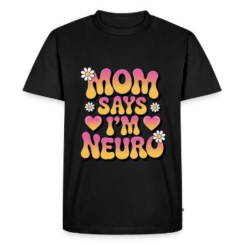 Neuroplongeurs - T-shirt Premium bio Homme - noir - Devant - Nico (187cm)