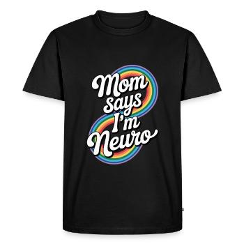 Neuroplongeurs - T-shirt Premium bio Homme - noir - Devant - Nico (187cm)